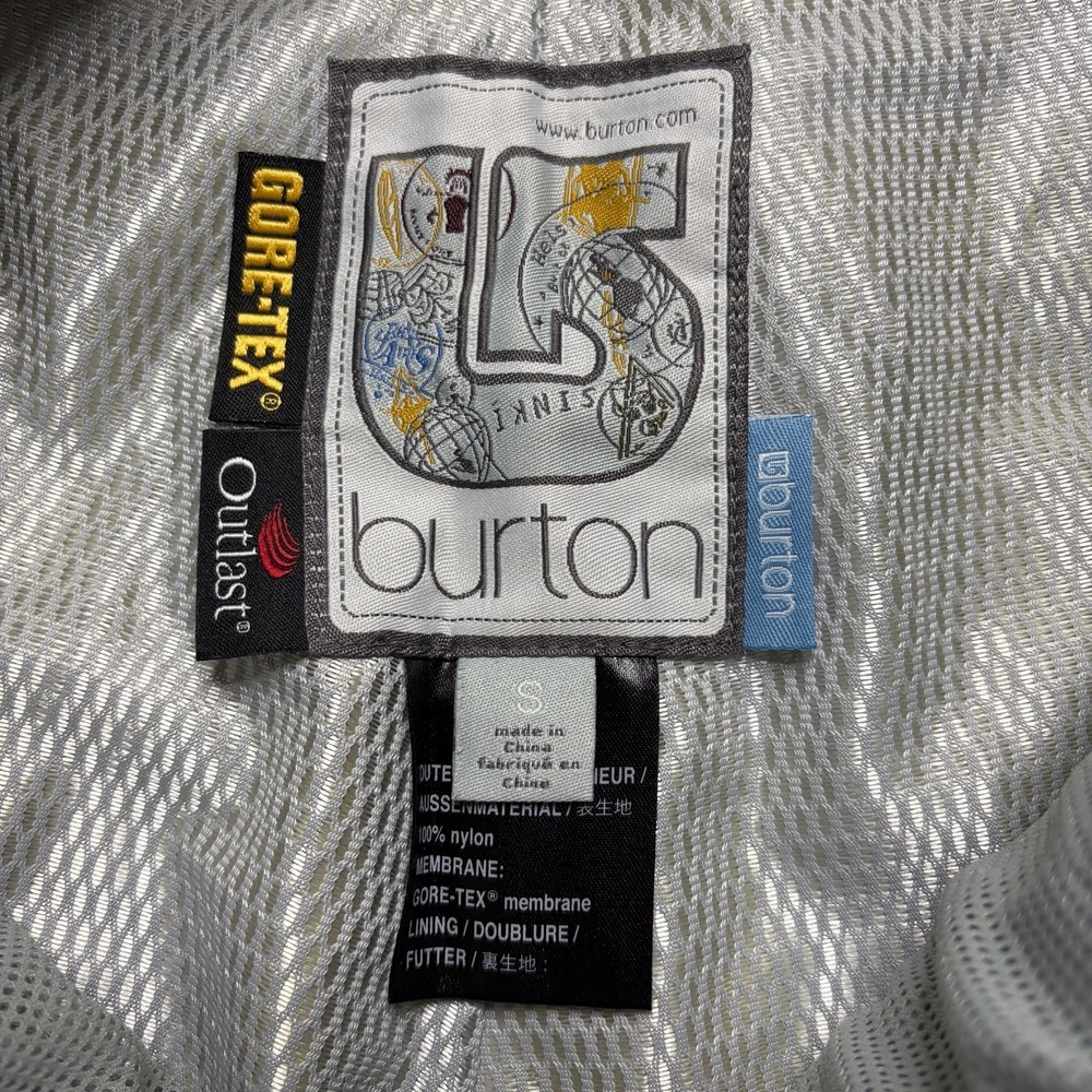 Burton Snowboard Ski Snow Pants Womens S Black Zip Pockets Waterproof Gore-Tex - Picture 7 of 9